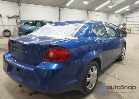 2013 Dodge Avenger Se z USA, uszkodzony, nr VIN 1C3CDZAB3DN631294